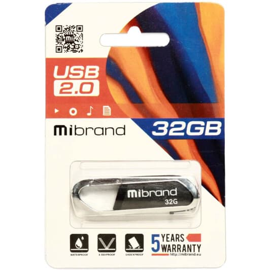 Флешка Mibrand Aligator 32 ГБ MI20AL32U7B