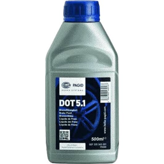 Гальмівна рідина Hella Pagid DOT 5.1 пластик