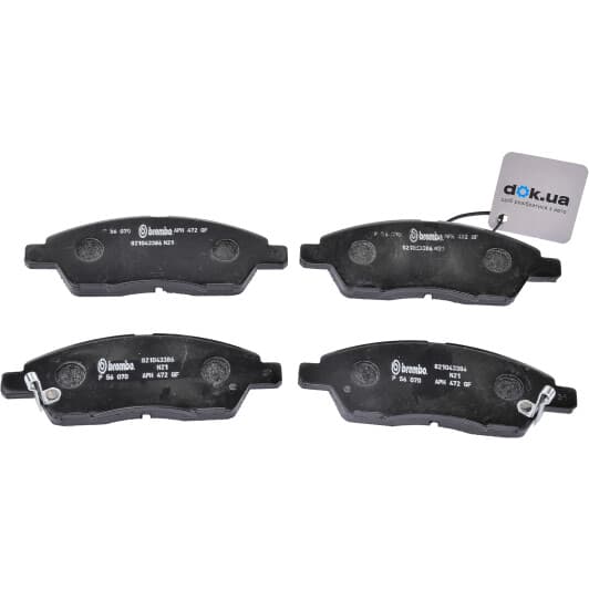 P 56 070 Brembo Гальмівні колодки