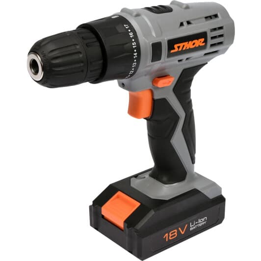 Шурупокрут STHOR акумуляторний 78983 (1 акумулятор + ЗП)