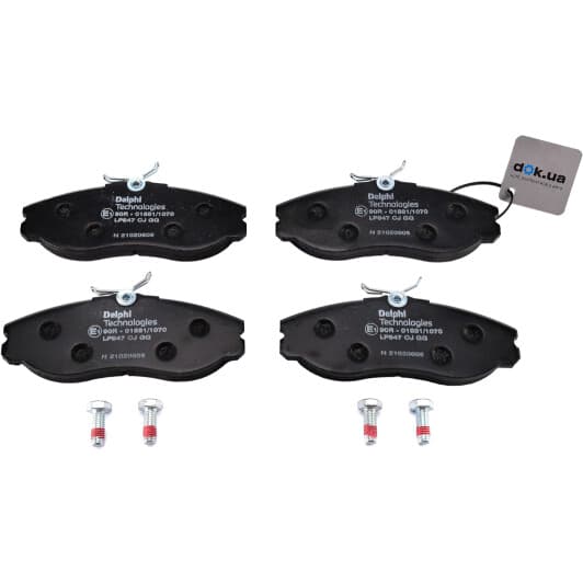 LP847 Delphi Тормозные колодки