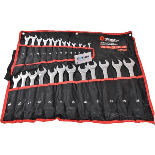Набор ключей рожково-накидных Intertool ht1200 6-32 мм 25 шт