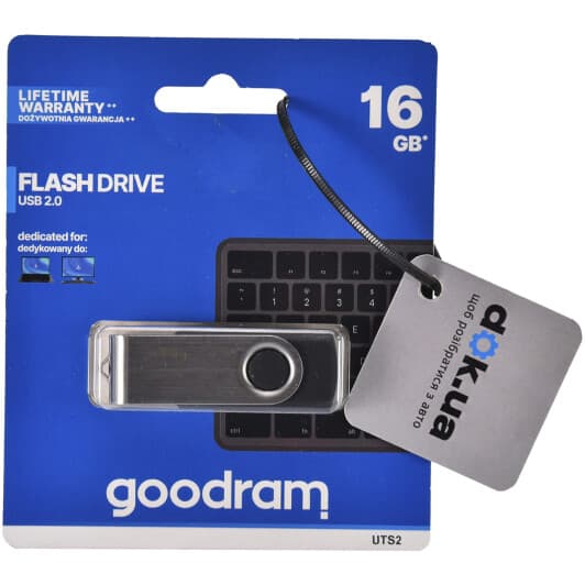 Флешка Goodram UTS2 Black 16 ГБ