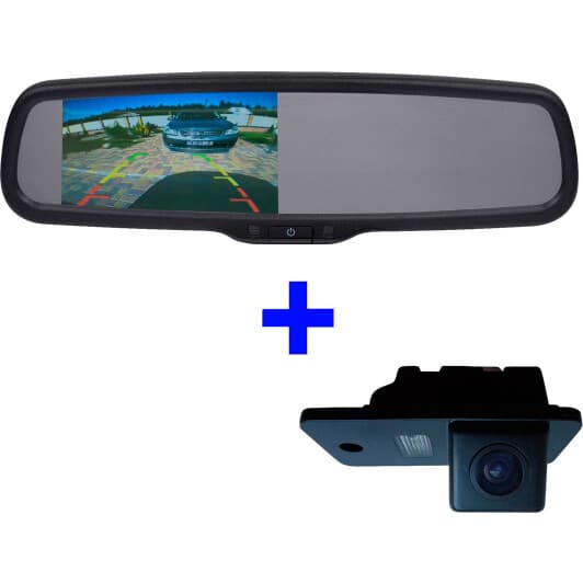 Монитор в авто Prime-X 043/101 plus черный