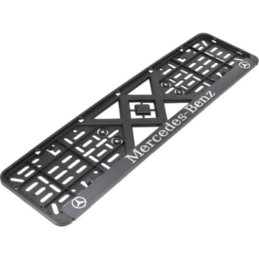 Рамка номерного знака BI-PLAST bp276 колір чорний на Mercedes-Benz