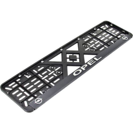Рамка номерного знака BI-PLAST bp279 колір чорний на Opel