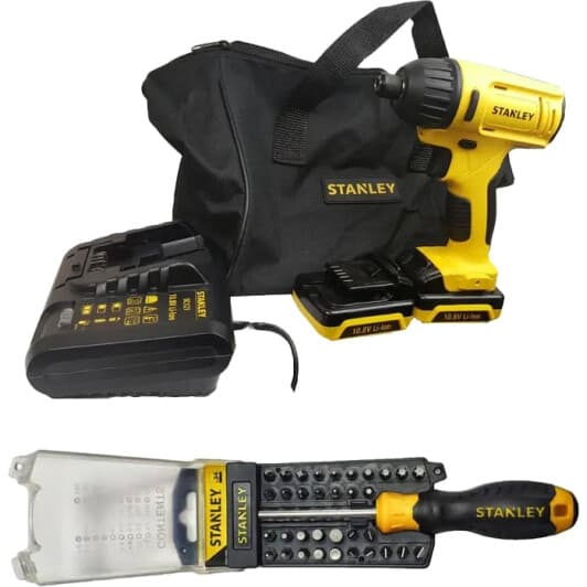 Шурупокрут Stanley акумуляторний SCI12S2 (2 акумулятори + ЗП + чохол)