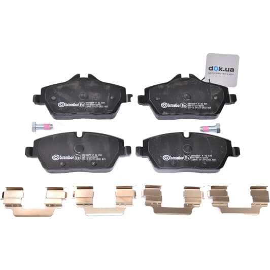 P 06 034 Brembo Гальмівні колодки