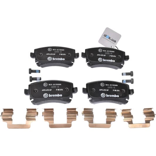 P 85 076 Brembo Тормозные колодки