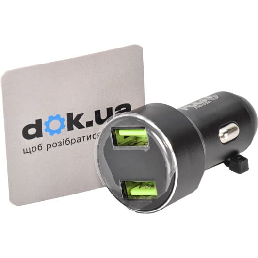 USB зарядка в авто Pulso C-31209BK C-31209BK