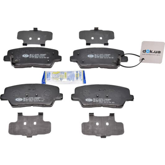 181954 Icer Тормозные колодки