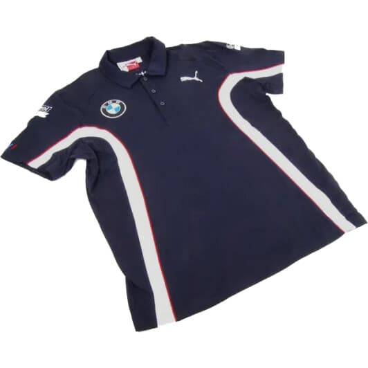 Футболка чоловіча BMW поло BMW Motorsport DTM Team синя