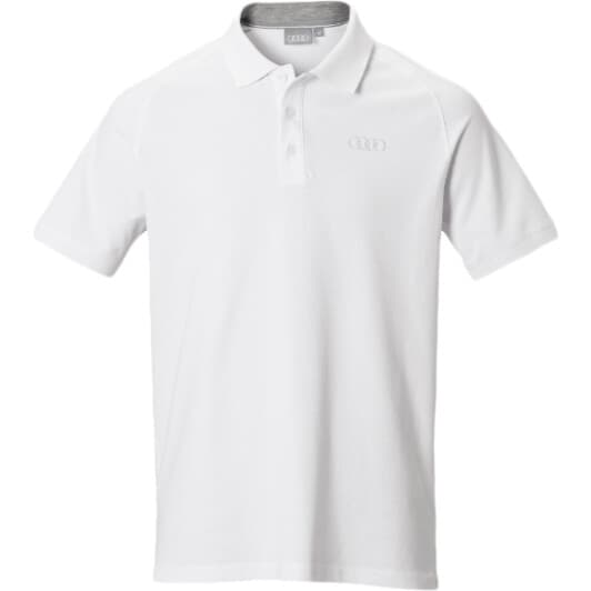 Футболка чоловіча VAG поло Classic Logo біла