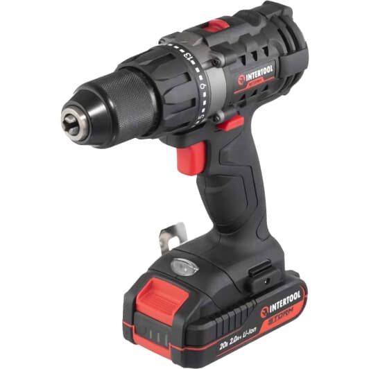 Шурупокрут Intertool акумуляторний WT-0351 (1 акумулятор + ЗП + чохол)