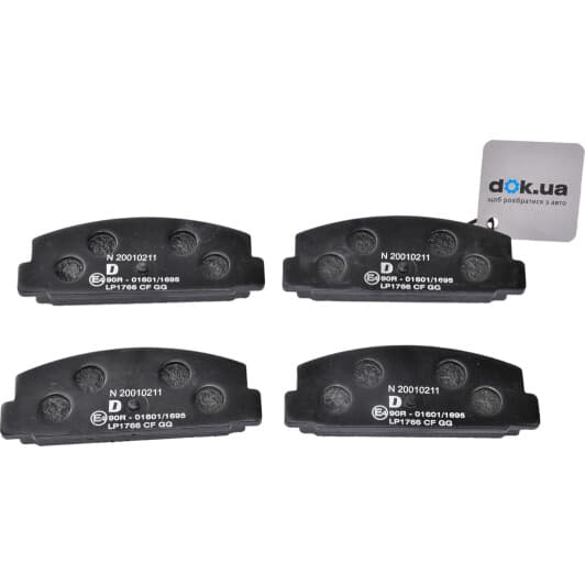 LP1766 Delphi Тормозные колодки