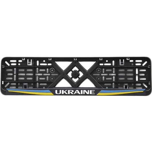 Рамка номерного знака 12 Atelie 951627 цвет черный Ukraine