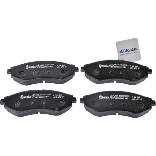 P 24 048 Brembo Тормозные колодки