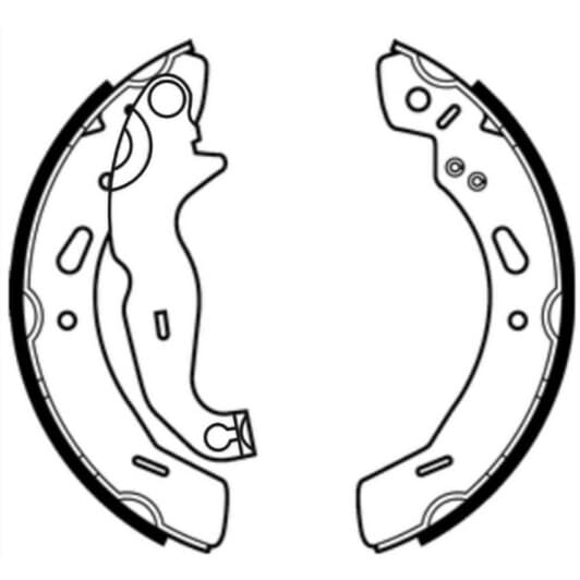 k881 Kampol Тормозные колодки для Ford Fiesta