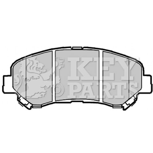 kbp2084 Key Parts Тормозные колодки