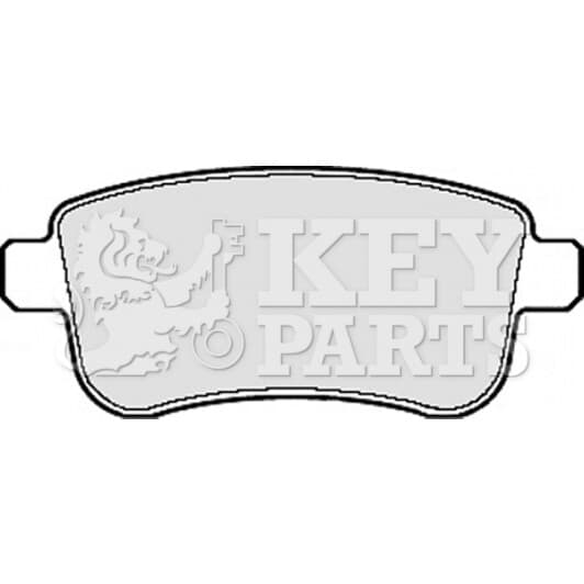 kbp2124 Key Parts Тормозные колодки