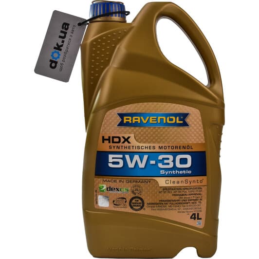 Ravenol HDX 5W-30 (4 л) моторное масло