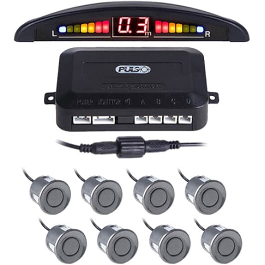 Парктронік Pulso LP-10180 з сірими датчиками 8 шт.