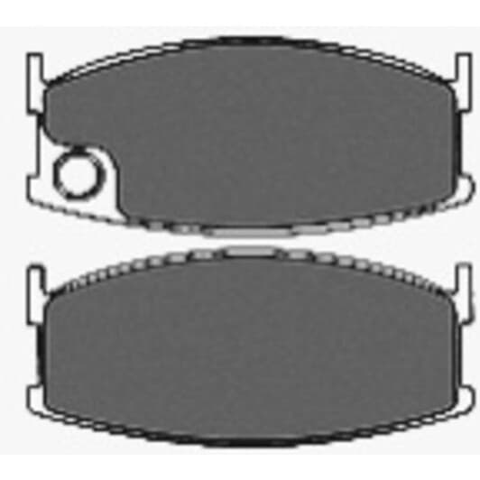 6147 MAPCO Тормозные колодки для Mazda 626