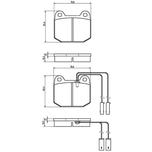 6268 MAPCO Тормозные колодки
