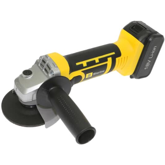 Болгарка аккумуляторная Starline GV HL-AG07N (1 аккумулятор + ЗУ) 115 мм