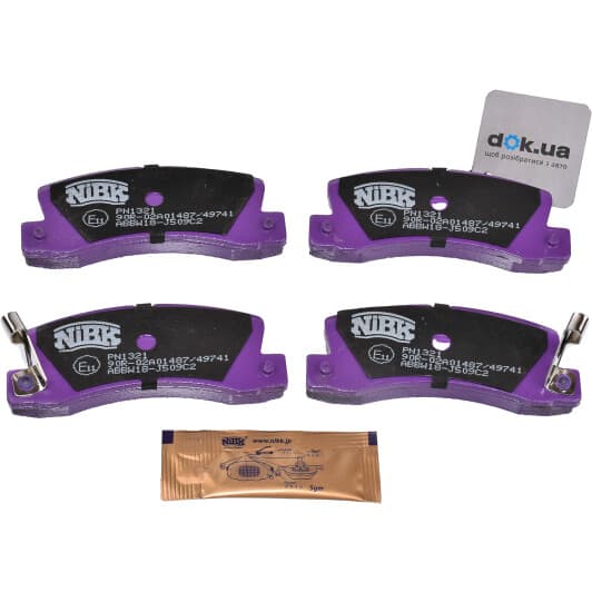 PN1321 NiBK Тормозные колодки