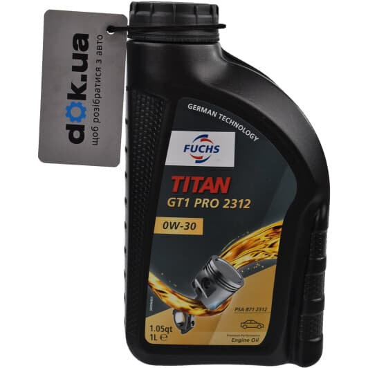 Fuchs Titan GT1 Pro 2312 0W-30 (1 л) моторна олива