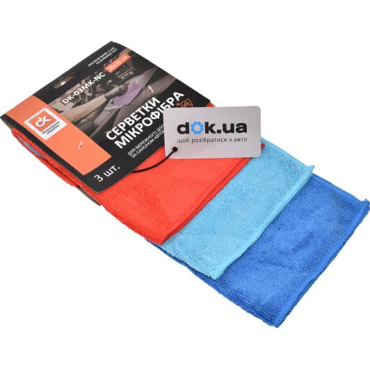 Набір серветок Дорожная Карта DK-03MK-NC мікрофібра 3 шт