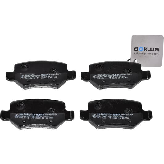 22-0565-0 Metelli Гальмівні колодки