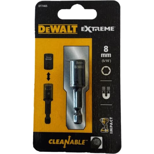 Торцевая головка DeWALT DT7465 8 мм 1/4"