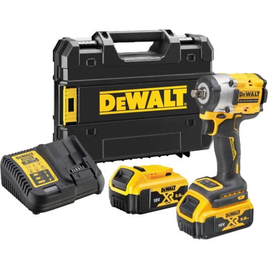 Гайковерт аккумуляторный DeWALT DCF921P2T (2 аккумулятора + ЗУ + чехол)