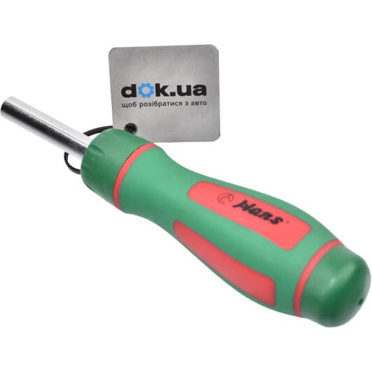 Викрутка-битотримач реверсивна Hans 1/4" 0001