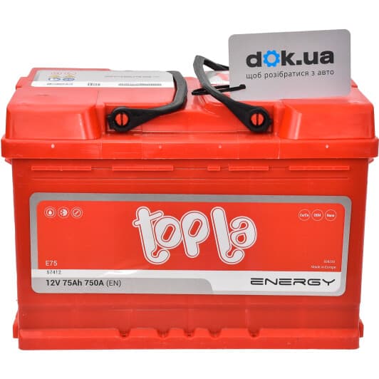 Акумулятор Topla 6 CT-75-R Energy 108275