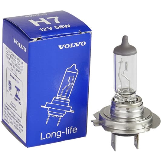 Автолампа Volvo Lifetime Long Life H7 55 W прозрачная 989829