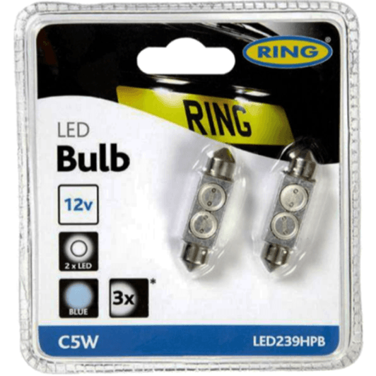 Автолампа Ring C5W W2,1x9,5d 1 W синяя led239hpb