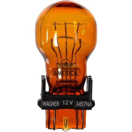 Автолампа Wagner P27/7W W2,5x16q оранжевая 3457na