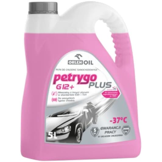 Orlen Petrygo Plus G12+ розовый 5 л (qfp056b50) концентрат антифриза