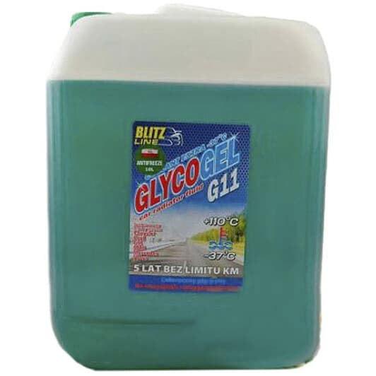 Blitz Line Glycogel G11 зелений 10 л (76685) концентрат антифризу