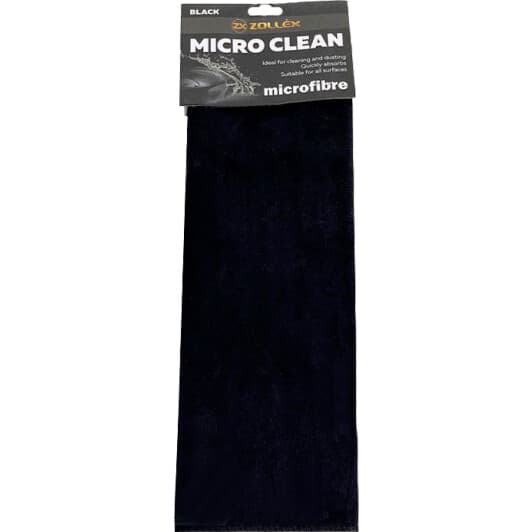 Салфетка Zollex ZP-005BLACK микрофибра