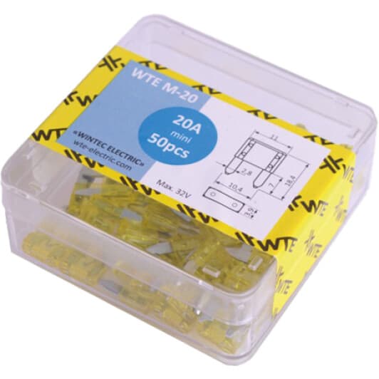 Набор предохранителей WTE WTE-M20 FN mini 50 шт.