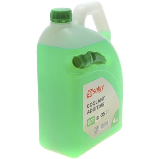 Solgy G11 зелений -35 °C, 4 л (503005) готовий антифриз