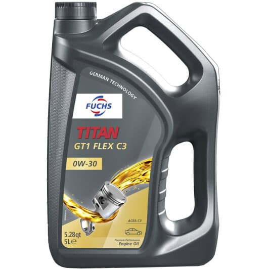 Fuchs Titan GT1 Flex C3 0W-30 (5 л) моторное масло