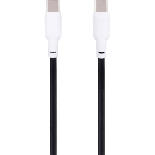 Кабель Gelius Full Silicon Black/White GP-UCN001CC-BW USB type-C - USB type-C 1,2 м