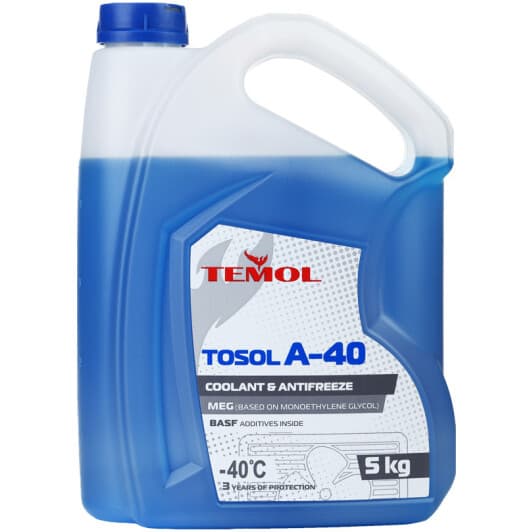 TEMOL А-40 синий -40 °C, 5 л (T-A40-5L) готовый антифриз
