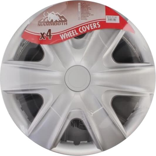 Комплект ковпаків на колеса Mammooth Hexan колір сріблястий R14