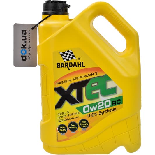 Bardahl Vitaltech M 0W-20 (5 л) моторна олива